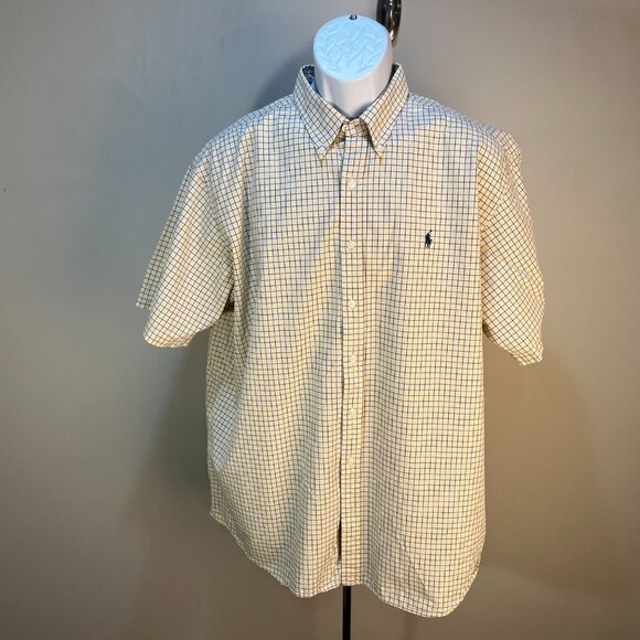 Ralph Lauren Men's lot of 4 short sleeve multicolored dress or casual shirts XL - Picture 4 of 10